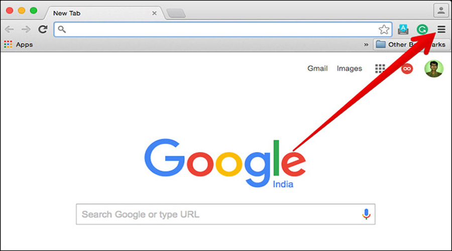 Search google or type url. Chrome face. fake google typing.