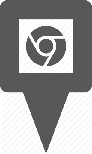307x512 Chrome, Google, Location, Marker, Pin, Place, Pointer Icon