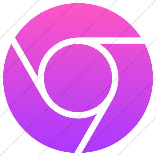 512x512 Iconsetc Simple Ios Pink Gradient Raphael Chrome Icon