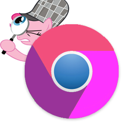 256x256 Pink Chrome Icon