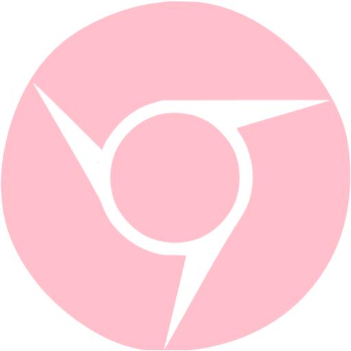 512x512 Pink Chrome Icon