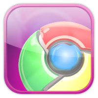 200x200 Chrome Pink Icon