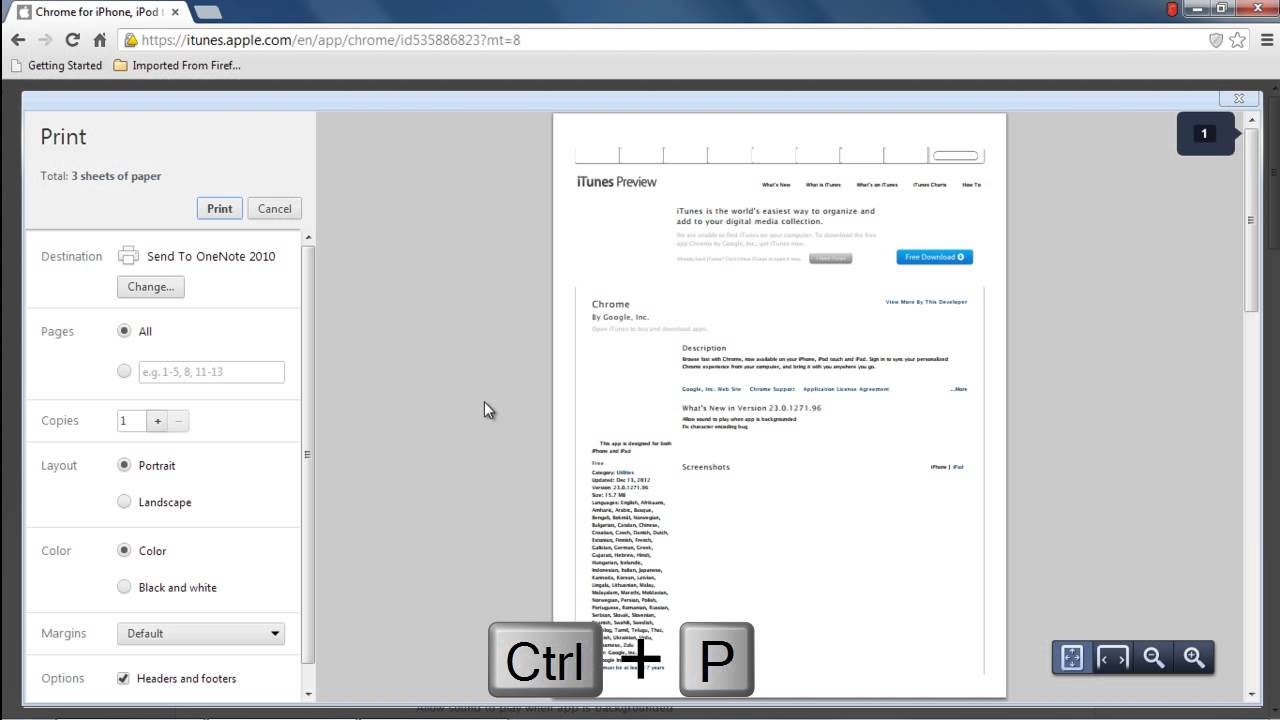 1280x720 How To Print In Chrome