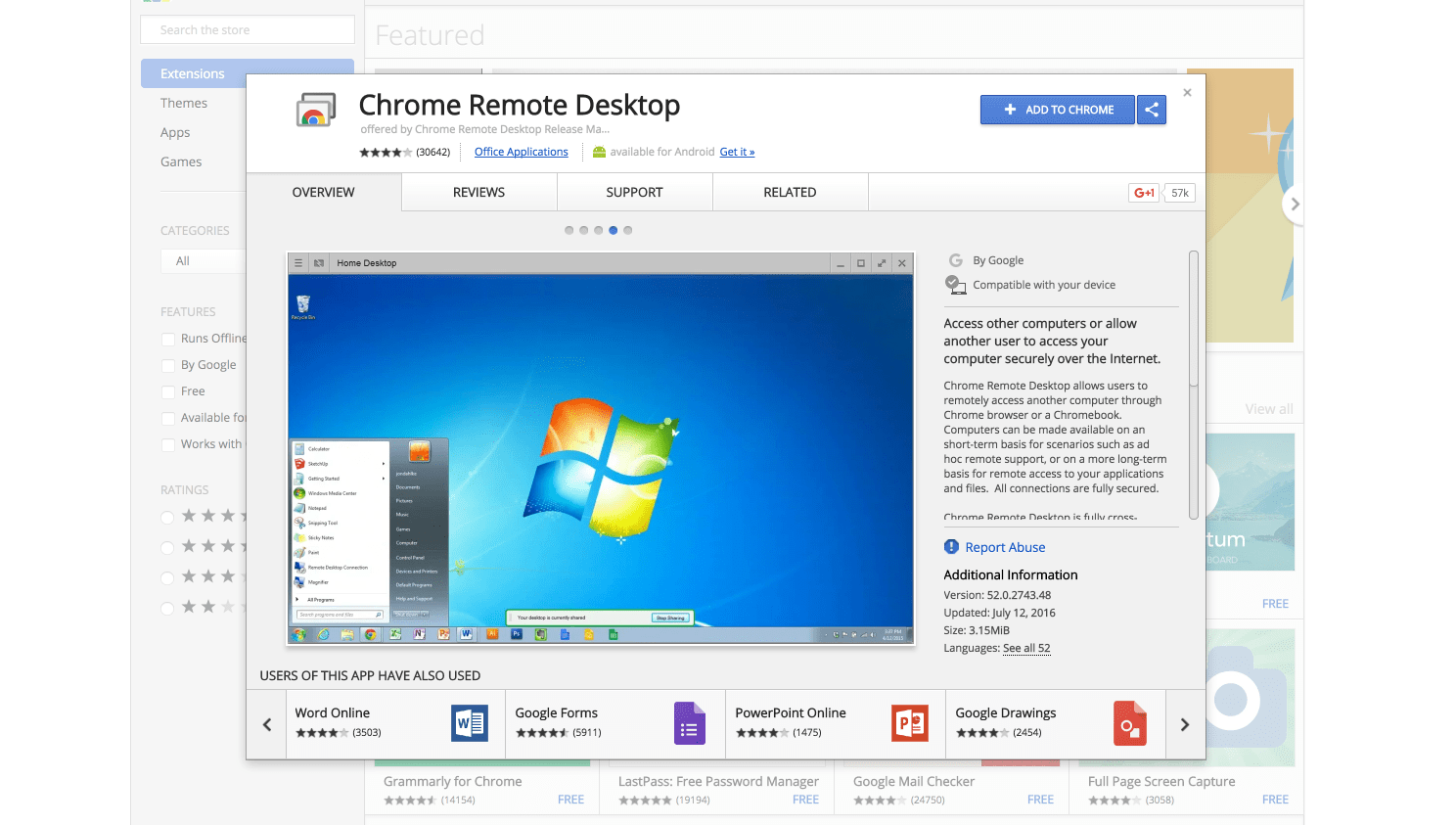 download google chrome remote desktop icon