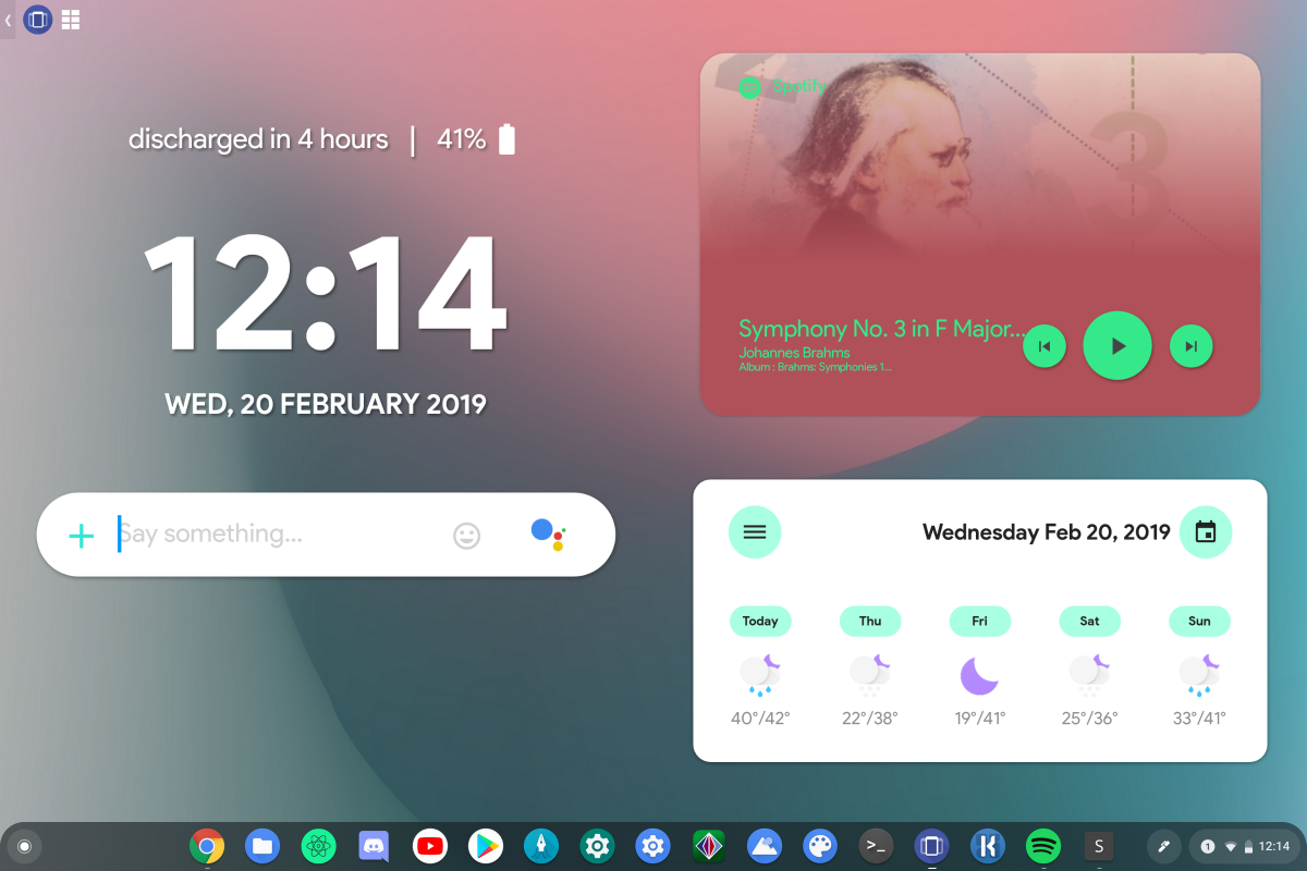 1200x800 Android Widgets Can Be Used On The Chrome Os Desktop