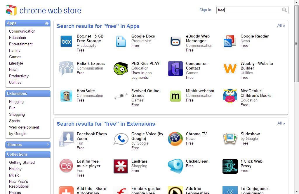 1024x667 Chrome Web Store Now Available, Try Some Free Apps