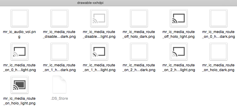 798x373 Different Chromecast Icons Set