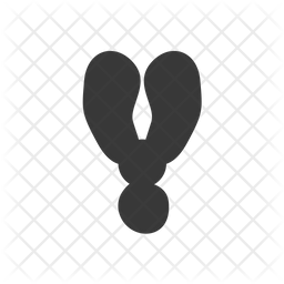 256x256 Chromosome Icon Of Glyph Style