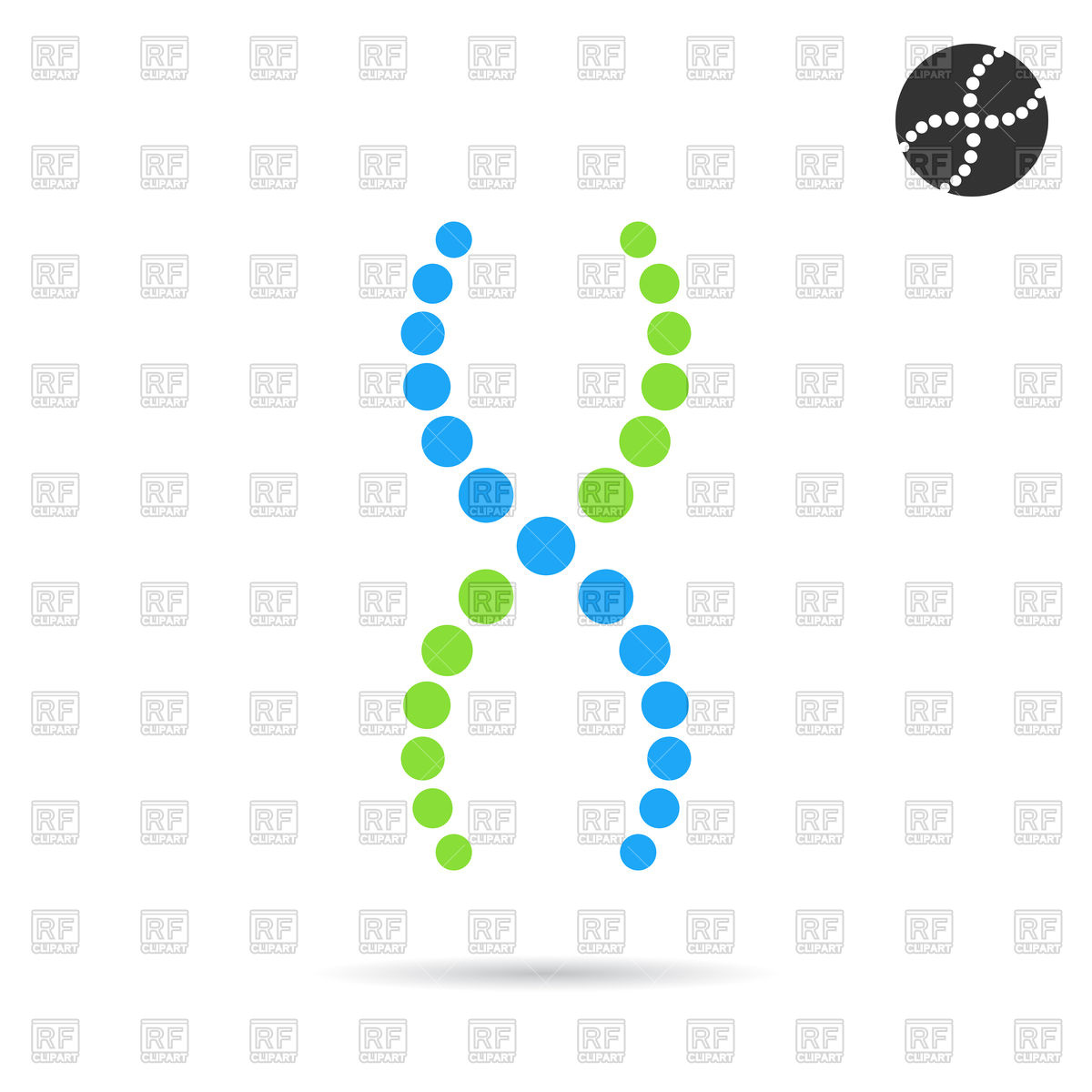 1200x1200 Chromosome Icon Vector Image Of Signs, Symbols, Maps