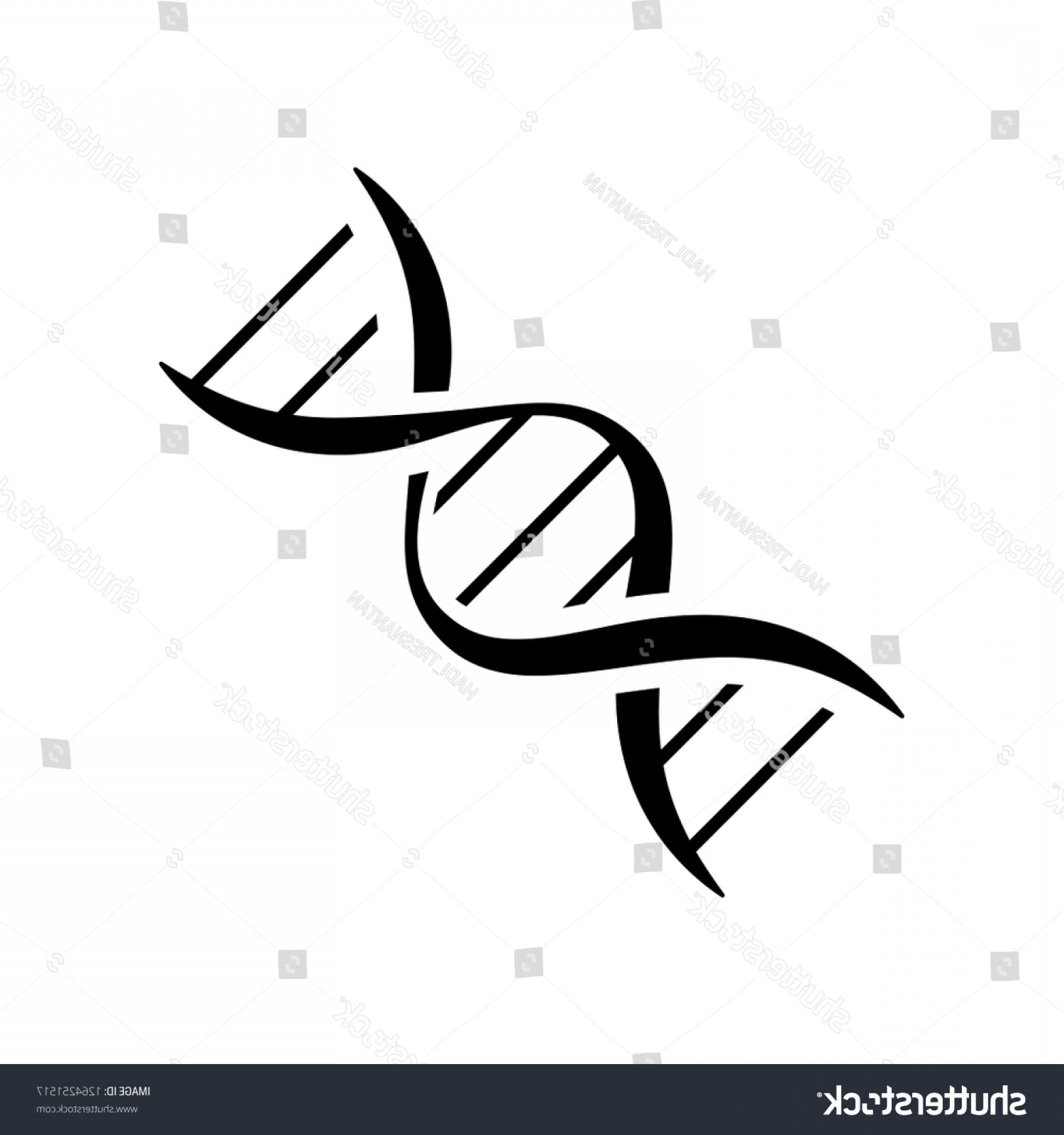 1800x1920 Dna Icon Genetic Vector Illustration Chromosome Hoodamathrun