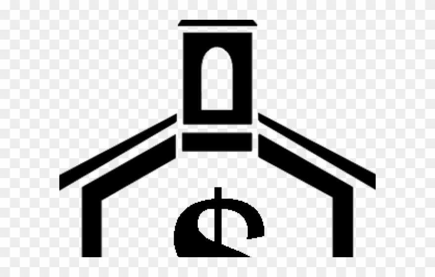 880x560 Church Clipart Black And White