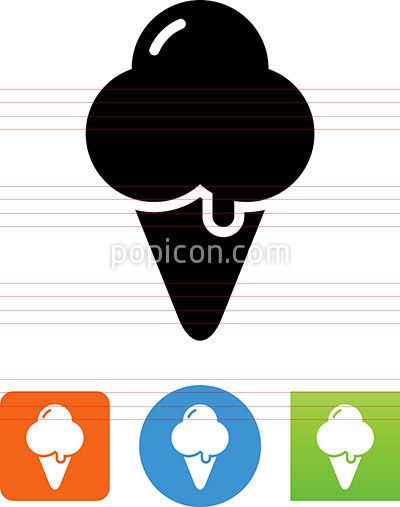 400x507 Vector Ice Cream Cone Icon Food Drink Icons Drink Icon, Ice