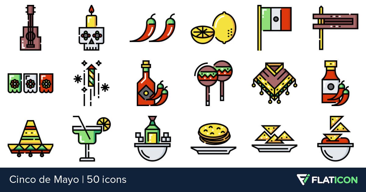 1200x630 Cinco De Mayo Free Icons