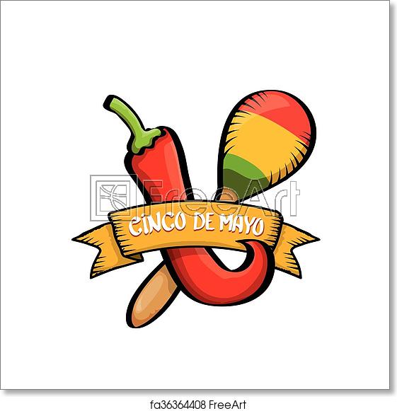 561x581 Free Art Print Of Cinco De Mayo Vector Icon Cinco De Mayo Vector