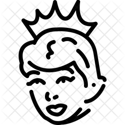 256x256 Cinderella Icon Of Line Style