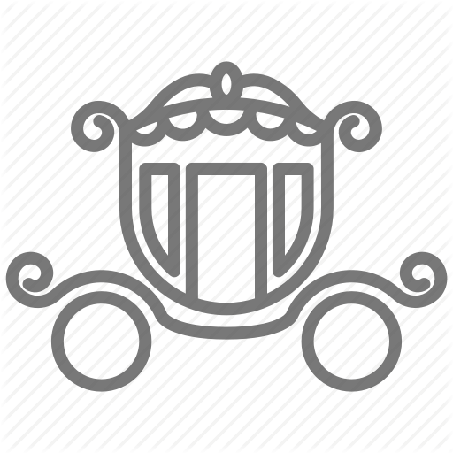 512x512 Ball, Carriage, Cinderella, Fairy Tale, Horse, Midnight Icon