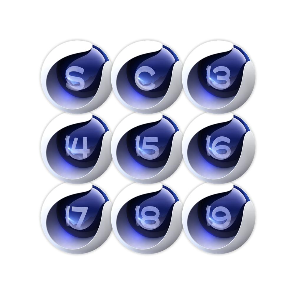 1005x1005 Cinema Numbered Icon Pack