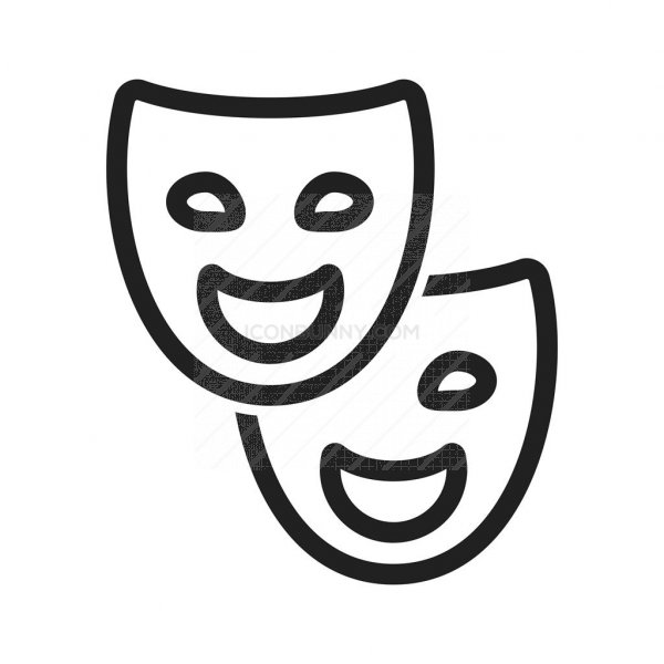 600x600 Theater Line Icon