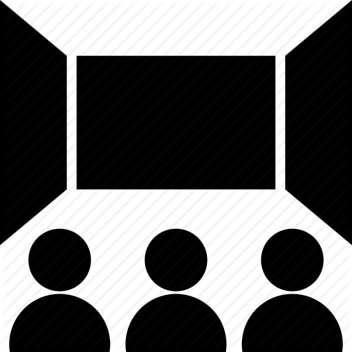 512x512 Audience, Cinema, Cinema Hall, Movie, Theater Icon
