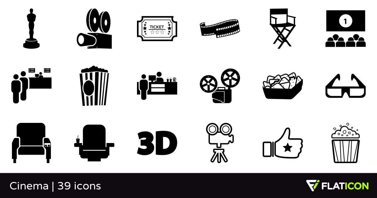 1200x630 Cinema Free Icons