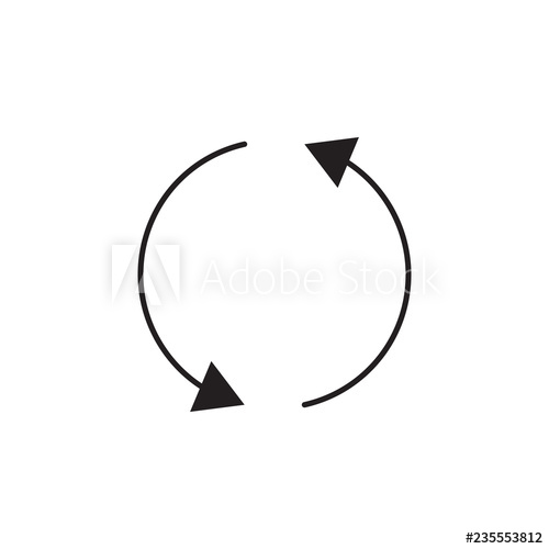 500x500 Circular Arrow, Circle Arrow Icon Rotation, Restart, Twist, Turn