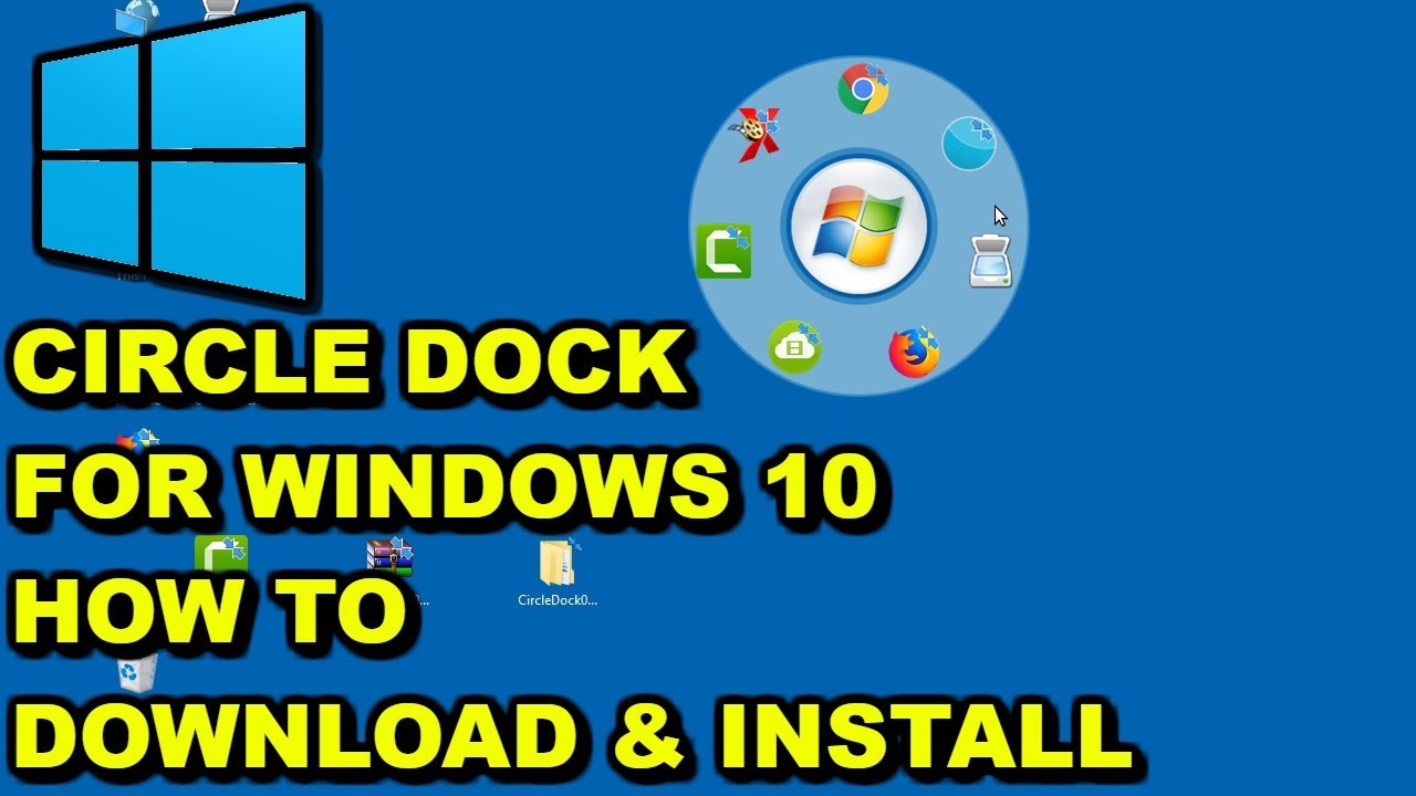 1280x720 Circle Dock For Windows