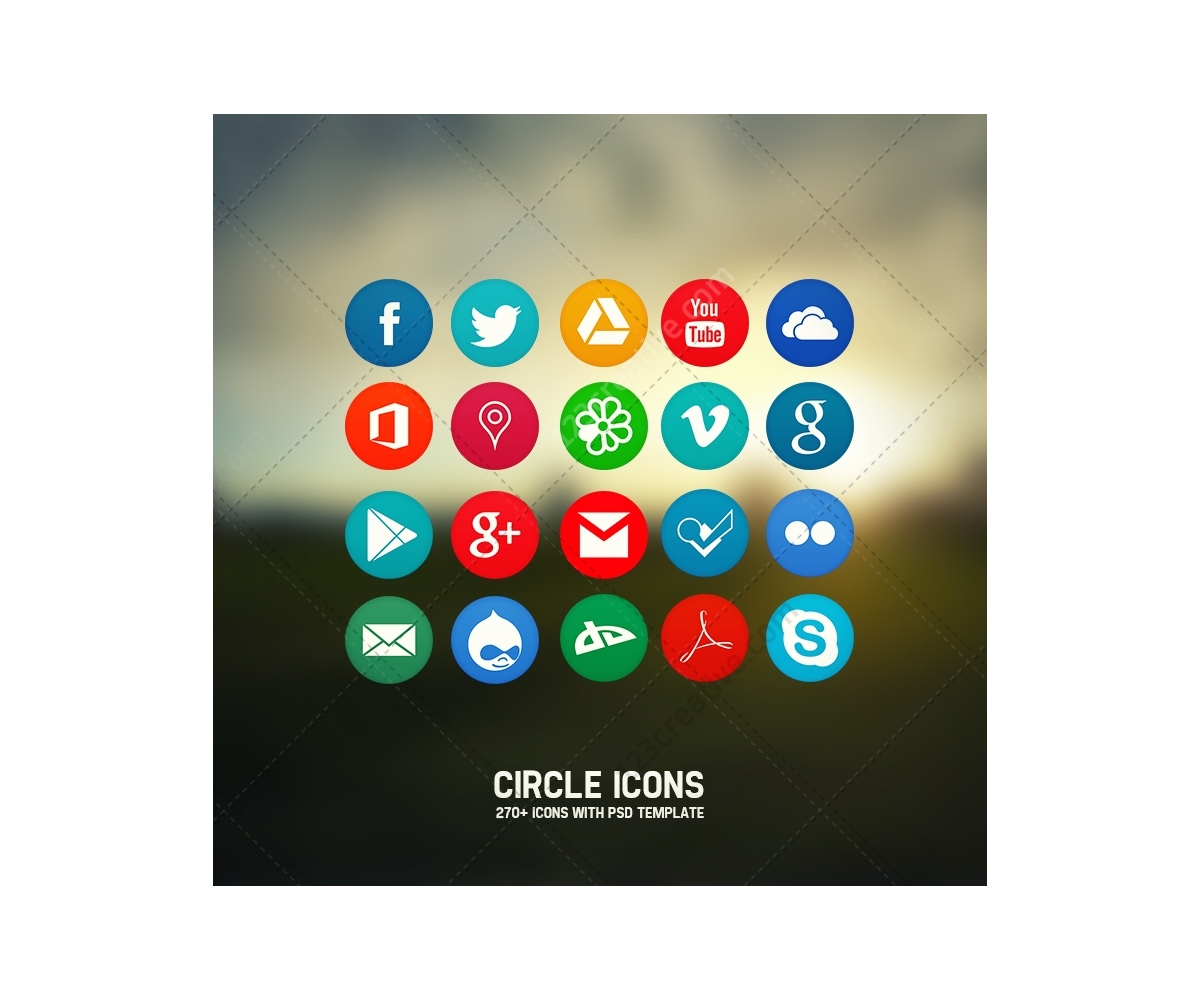 1200x1000 Circle Icon Pack