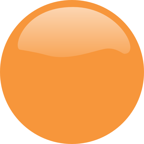 600x600 Orange Circle Icon Clip Art