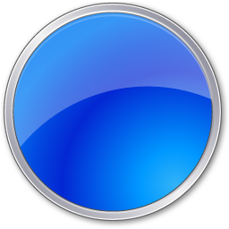 256x256 Blue Circle Icon