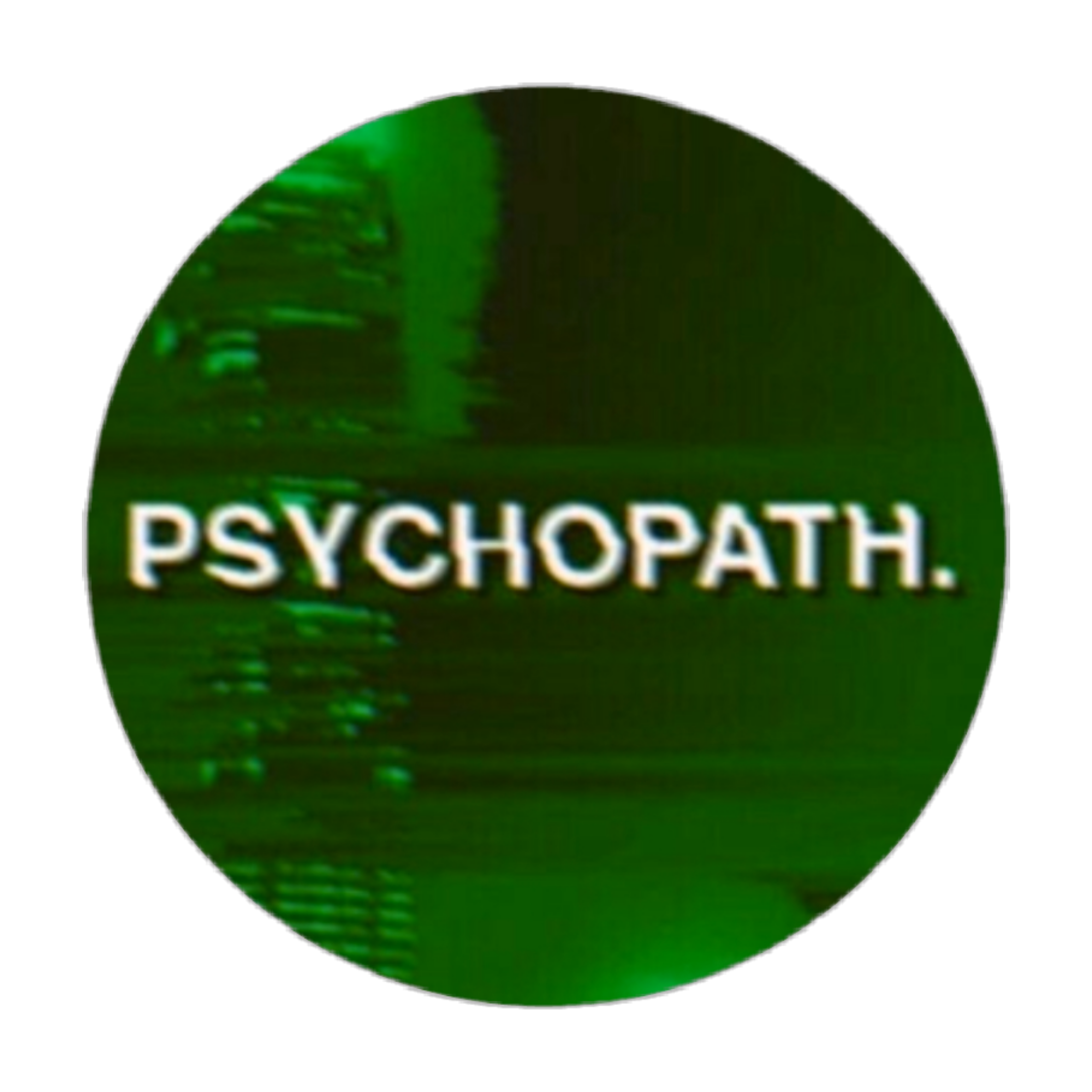 3464x3464 Green Aesthetic Greenaesthetic Psychopath Circle Icon