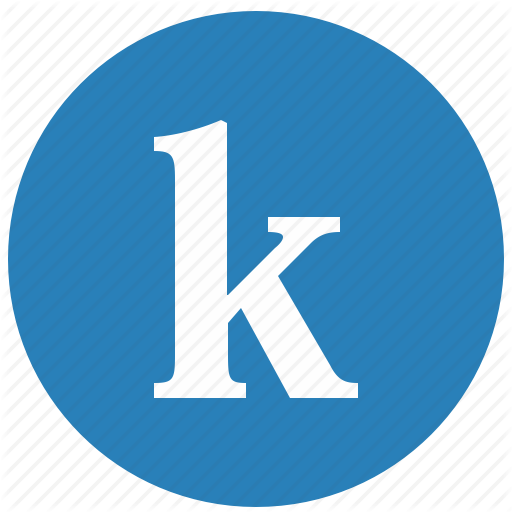 512x512 K, Keyboard, Latin, Letter, Lowcase, Round Icon