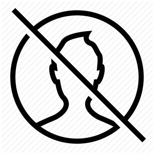 512x512 Circle, Deactivated, Man, Off, Profile, Slash, User Icon