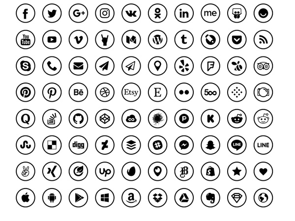 Absolutely Free Social Media Icons Sets 600x450 Absolutely Free Social Media Icons Sets