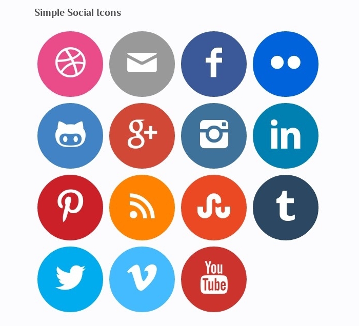 Circle Social Media Icon at Vectorified.com | Collection of Circle ...