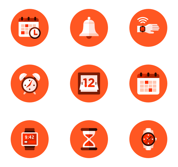 600x564 Essential Circle Icon Style Red