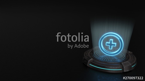 Hologram Symbol Of Circle With Plus Icon Render Stock Photo 500x282 Hologram Symbol Of Circle With Plus Icon Render Stock Photo