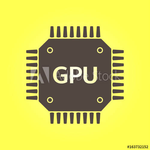 500x500 Circuit Board Icon Technology Scheme Square Symbol Flat Design