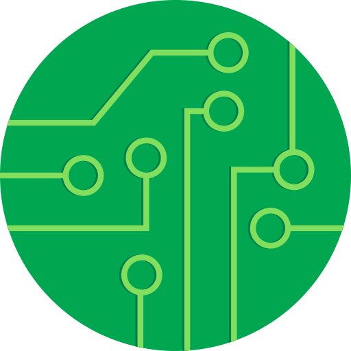 512x512 Rounded, Circuit, Board Icon Free Of Round Varieties