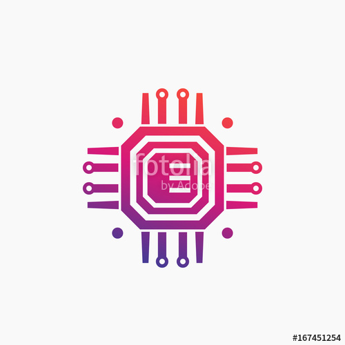 500x500 Technology, Chipset, Circuit Board Icon Stock Image And Royalty