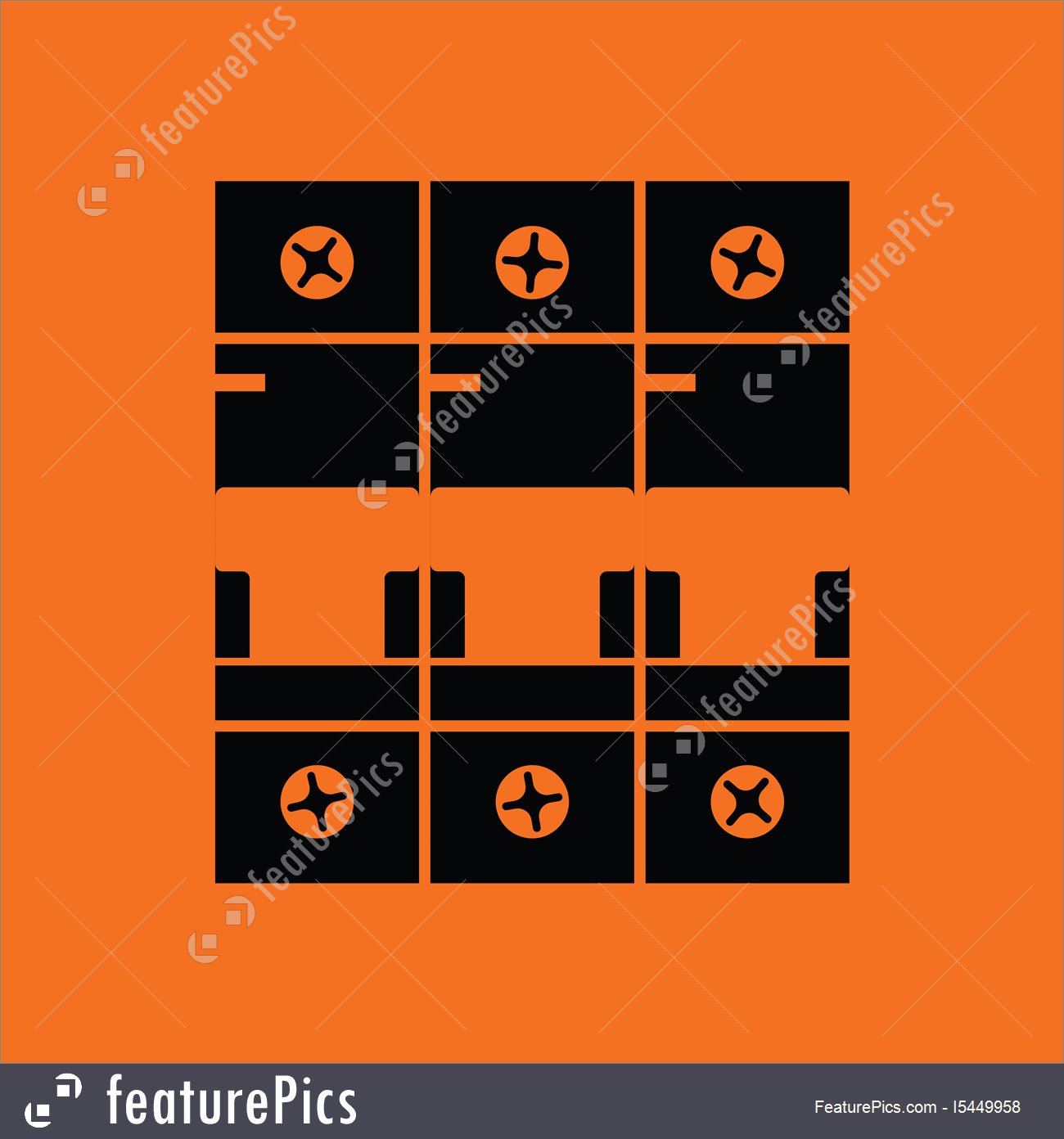 1300x1392 Circuit Breaker Icon Illustration