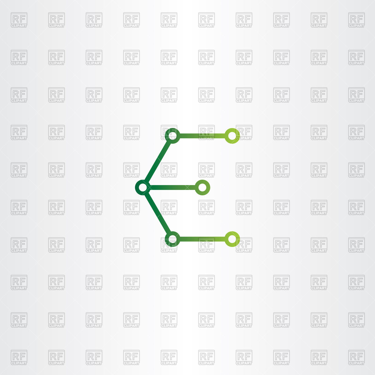 1200x1200 Letter E Electronics Circuit Icon Vector Image Of Icons