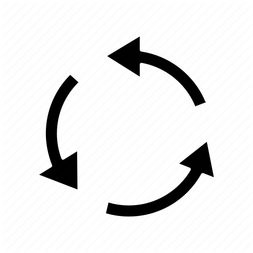 512x512 Arrow, Circular Arrow, Circulation, Rotation, Sync