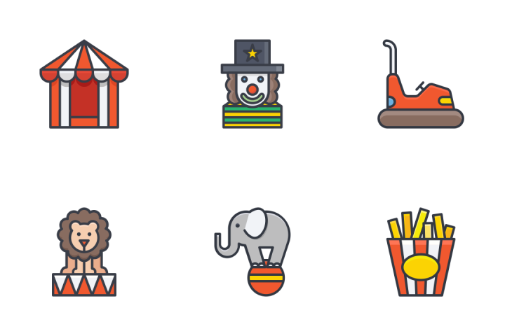 720x480 Download Circus Icons Icon Pack