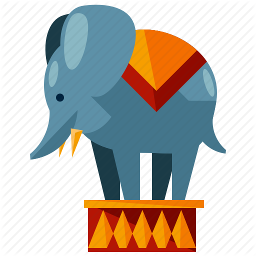 512x512 Animal, Carnival, Circus, Elephant, Festival, Show Icon