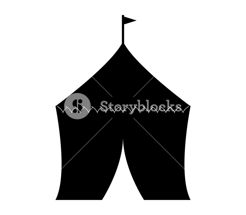 1000x875 Circus Icon On White Background Royalty Free Stock Image