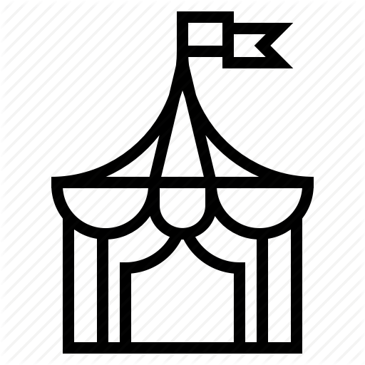 512x512 Circus, Tent Icon