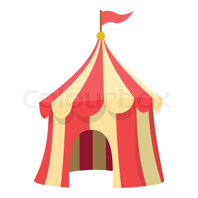 Circus Tent Icon Cartoon Illustration Stock Vector Colourbox 800x800 Circus Tent Icon Cartoon Illustration Stock Vector Colourbox