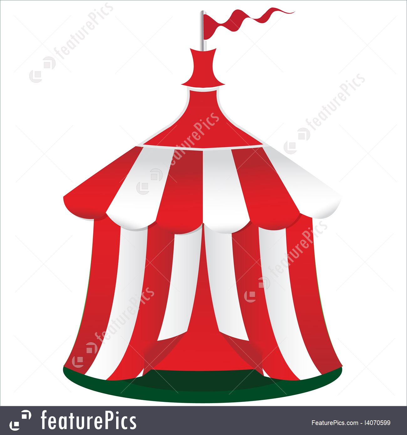 Illustration Of Red Circus Tent Icon 1300x1392 Illustration Of Red Circus Tent Icon