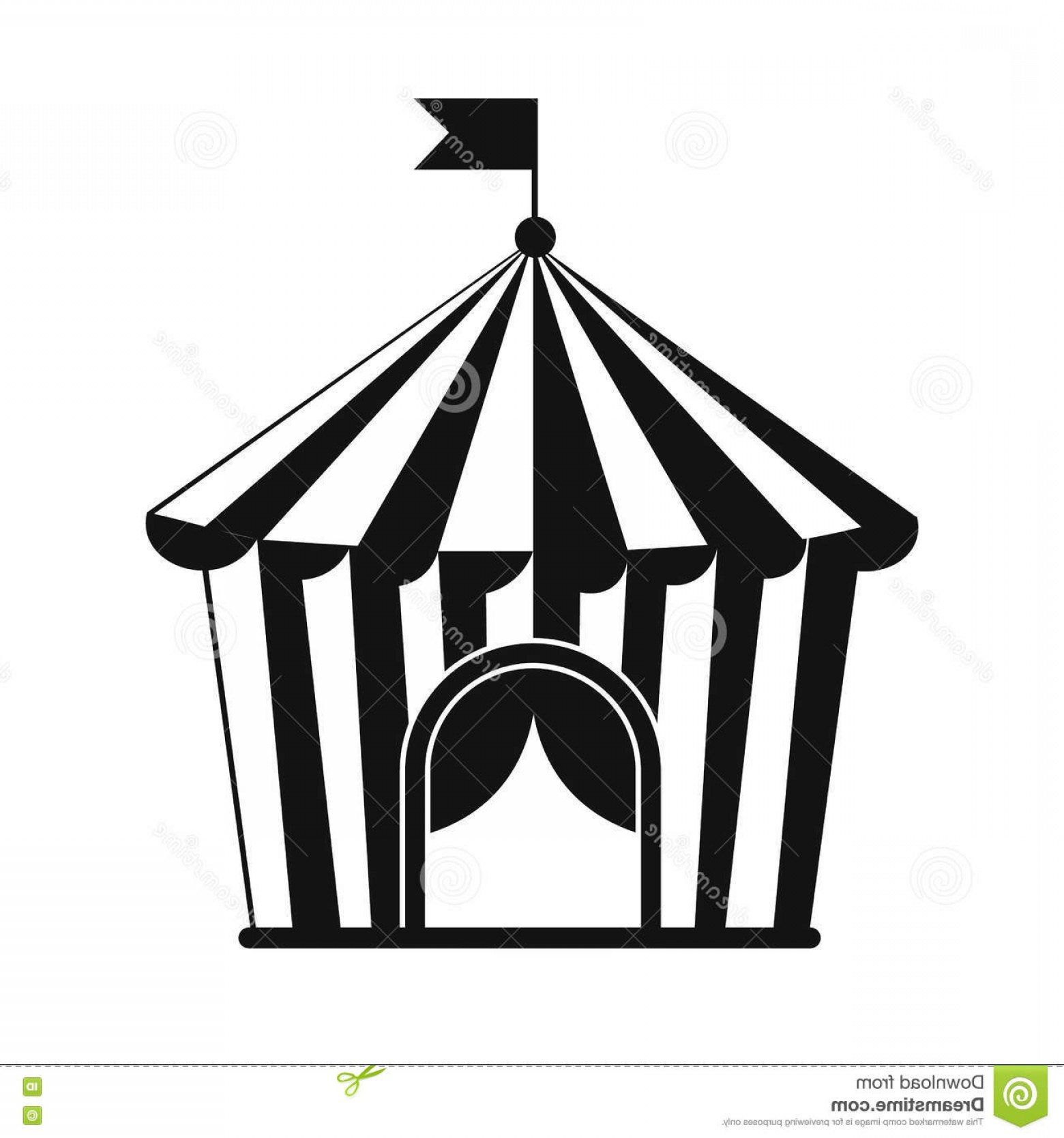 Stock Illustration Vintage Circus Tent Simple Icon Isolated White 1560x1668 Stock Illustration Vintage Circus Tent Simple Icon Isolated White