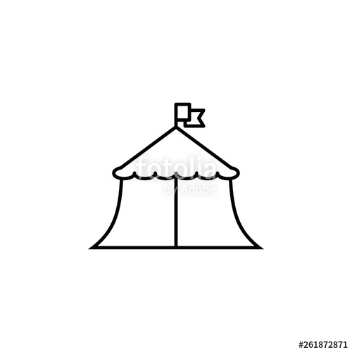 Circus Tent Icon Element Of Carnival And Amusement Icon Thin 500x500 Circus Tent Icon Element Of Carnival And Amusement Icon Thin